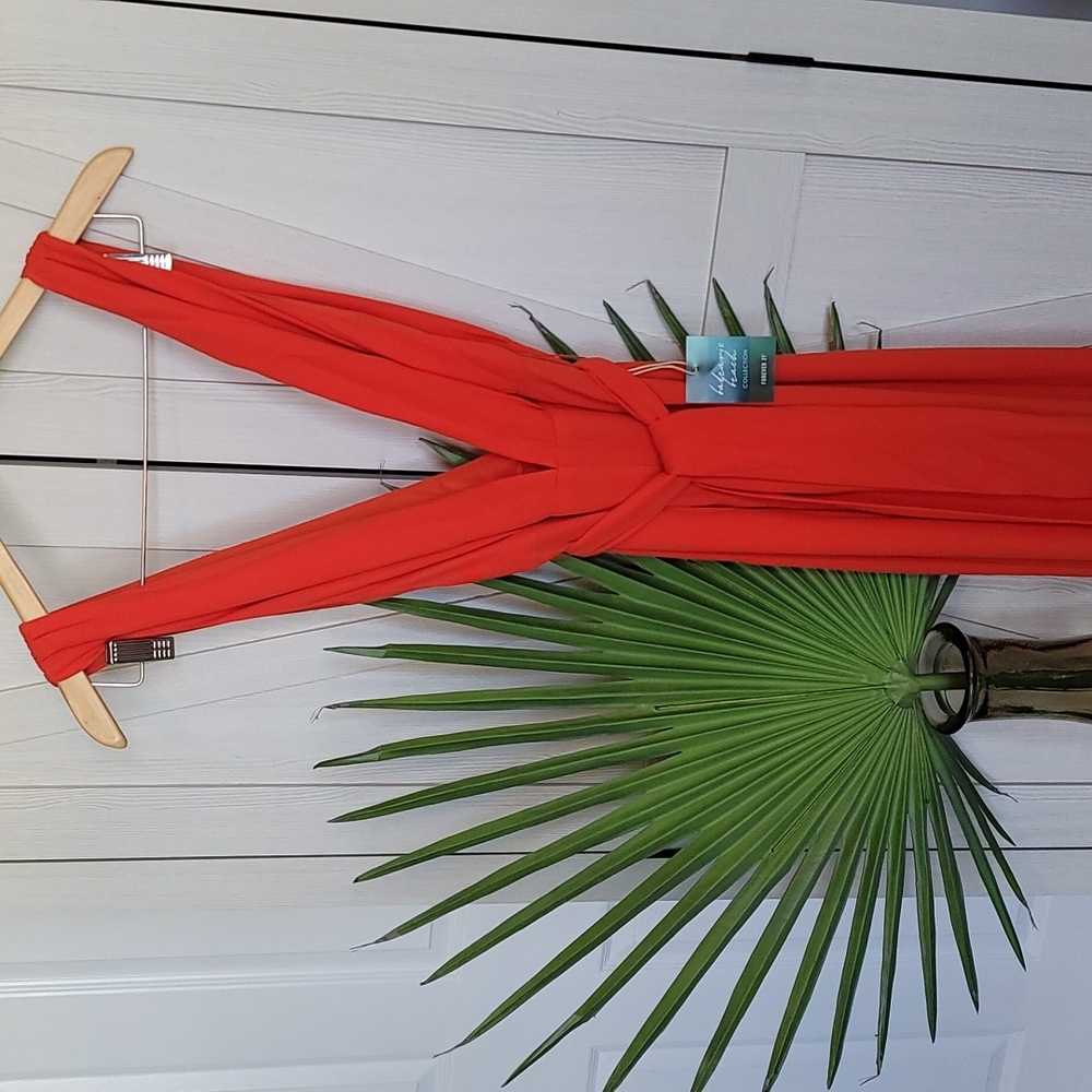 NWT Orange/Coral Summer Jumper Maxi Length